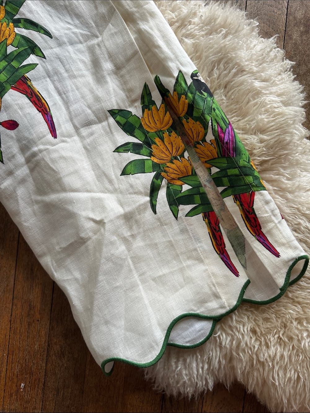 NWT Farm Rio 100% linen skirt - Picture 3 of 6